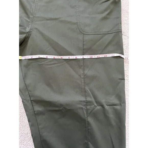 NWT Genuine Dickies Pull-On Cargo Pants Scrubs Army Green Women's Size XXL - Picture 10 of 12